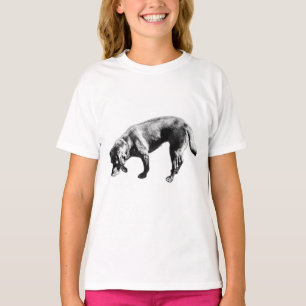Camiseta Arte De Tinta Centrado En El Labrador Del Francoti