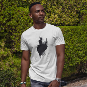 Camiseta Arte de tinta de guerrero de Samurai japonés