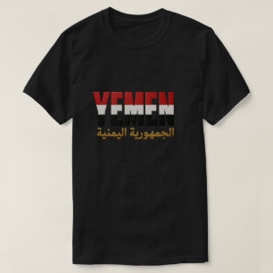 Camiseta Arte de tipografía caligráfica de la bandera y la