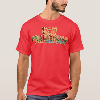 Camiseta Arte de tipografía de San Francisco