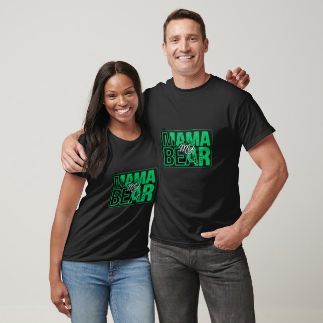 Camiseta Arte de tipografía Minimal Mama Bear (Unisexo)