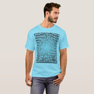 Camiseta Arte de tipografía sin espacio