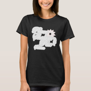 Camiseta Arte de tipografía White Peace Shalom
