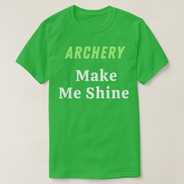 Camiseta Arte de tiro con arco (Diseño del anverso)