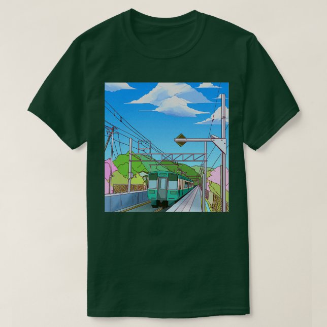 Camiseta Arte de tren (Diseño del anverso)