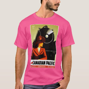 Camiseta Arte de tren de vintage