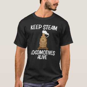 Camiseta Arte De Tren Vintage Para Hombres Mujeres Locomoto