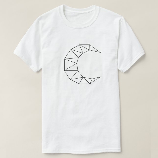 Camiseta Arte de Triangle Moon (Diseño del anverso)