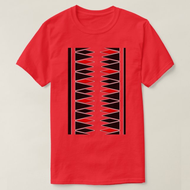Camiseta Arte de triángulo geométrico minimalista (Diseño del anverso)