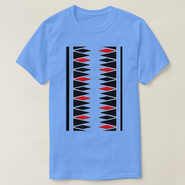 Camiseta Arte de triángulo geométrico minimalista (Diseño del anverso)