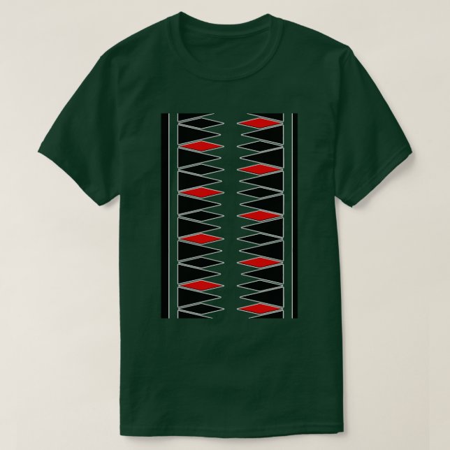 Camiseta Arte de triángulo geométrico minimalista (Diseño del anverso)