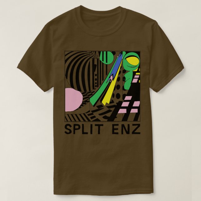 Camiseta Arte de tributo a fans de Split Enz (Diseño del anverso)