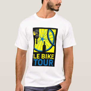 Camiseta Arte de turismo en bicicleta