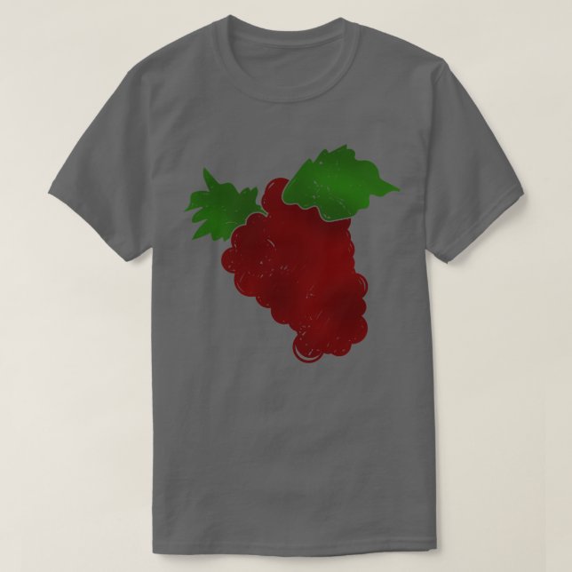 Camiseta arte de uva 1 (Diseño del anverso)