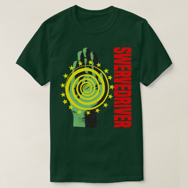 Camiseta Arte de ventilador de Swervedriver (Diseño del anverso)