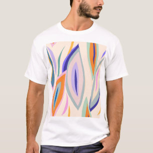 Camiseta Arte de verano: Patrón de collage creativo