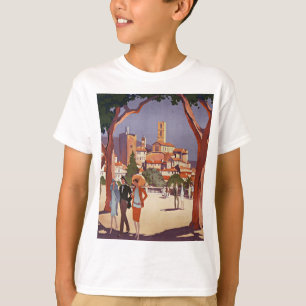 Camiseta Arte de Verano Vintage Grasse