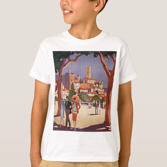 Camiseta Arte de Verano Vintage Grasse (Anverso)