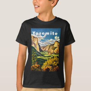Camiseta Arte de viaje al Parque Nacional Yosemite