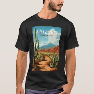 Camiseta Arte de viaje vintage de Arizona