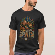 Arte de viaje vintage de España Monumento