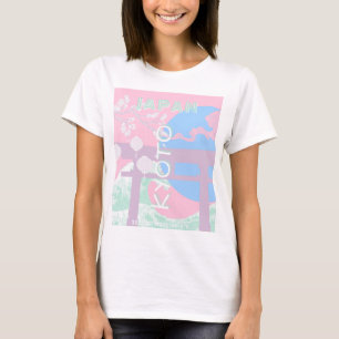 Camiseta Arte de viajes en Japón de Kyoto, arte de adormide