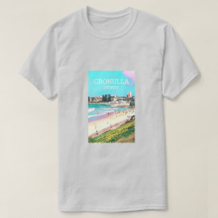 Camiseta Arte de viajes por la playa en Australia