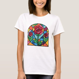 Camiseta Arte de vidrio contenido