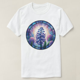Camiseta Arte de vidrio emplomado de jacinto
