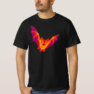 Camiseta Arte de visión de calor de murciélago térmico
