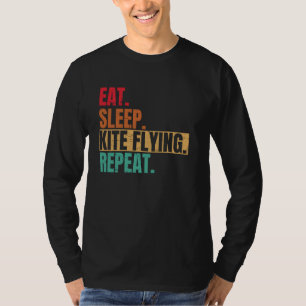 Camiseta Arte de vuelo de cometa retro para hombres mujeres