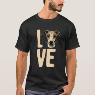 Camiseta Arte de Whippet para hombres mujeres niños amantes