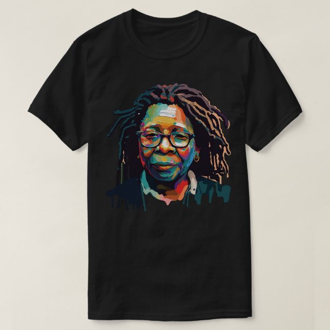 Camiseta Arte de Whoopi Goldberg (Diseño del anverso)