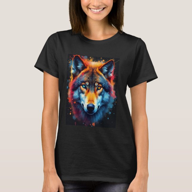 Camiseta Arte de Wolf (Anverso)