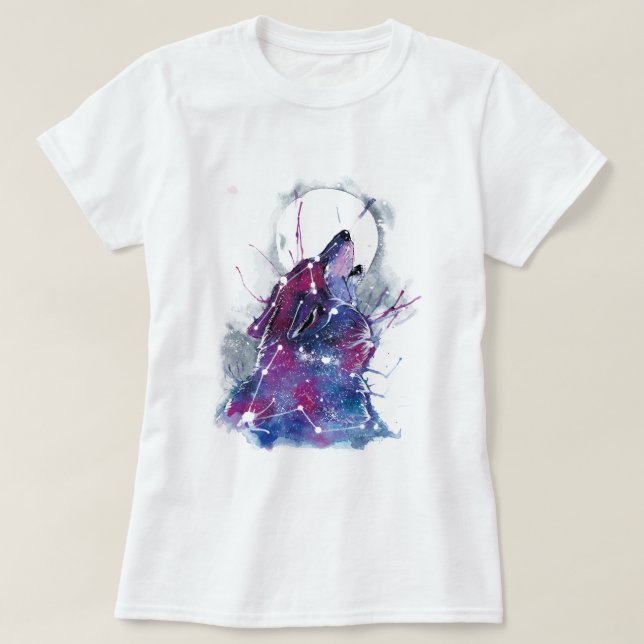 Camiseta Arte de Wolf (Diseño del anverso)