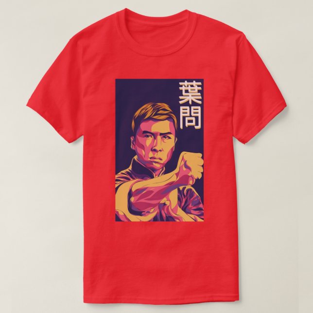 Camiseta Arte de Yip Man (Diseño del anverso)