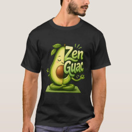 Camiseta Arte de yoga de aguacate meditando divertido Zen G