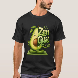 Camiseta Arte de yoga de aguacate meditando divertido Zen G