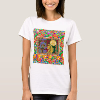Camiseta Arte decorativo de los símbolos curativos de Reiki
