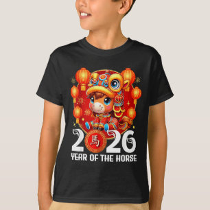 Camiseta Arte del Año del Caballo Chino 2026