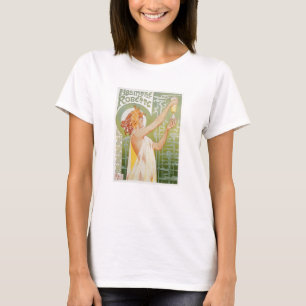 Camiseta Arte del anuncio de la bebida del vintage de