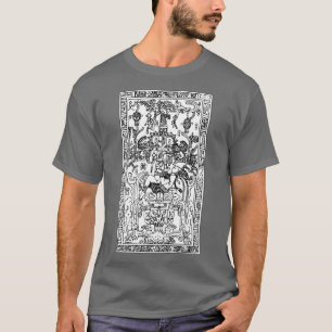 Camiseta Arte del árbol mundial de la palenque de Astonaut