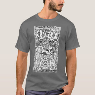 Camiseta Arte del árbol mundial de la palenque de Astonaut 