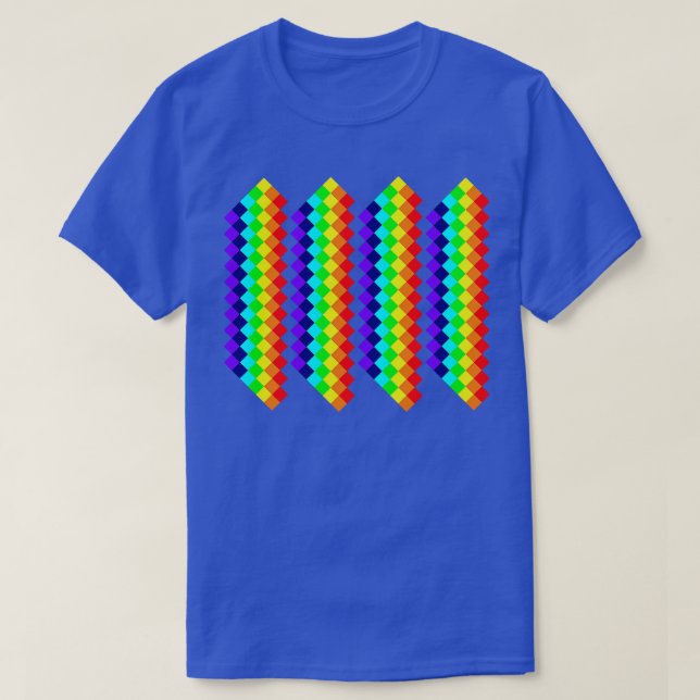 Camiseta Arte del arco iris (Diseño del anverso)