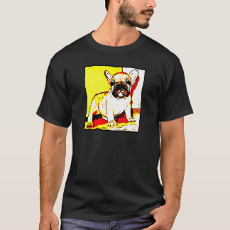 Camiseta Arte del bulldog francés