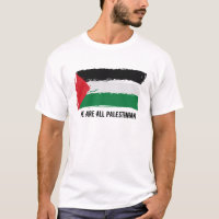 Arte del cepillo de la bandera de Palestina -