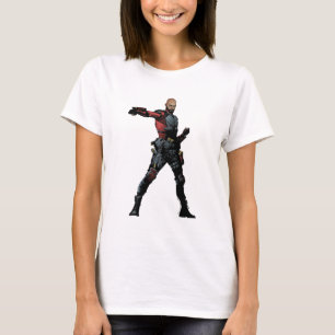 Camiseta Arte del cómic del pelotón el Deadshot del
