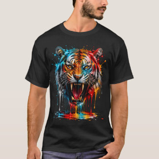 Camiseta Arte del Espíritu Salvaje del Rey León Colorido