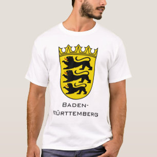 Camiseta Arte del Gran Escudo de Armas del Estado de Baden-