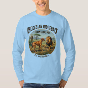Camiseta Arte del Lebrel León Rhodesiano